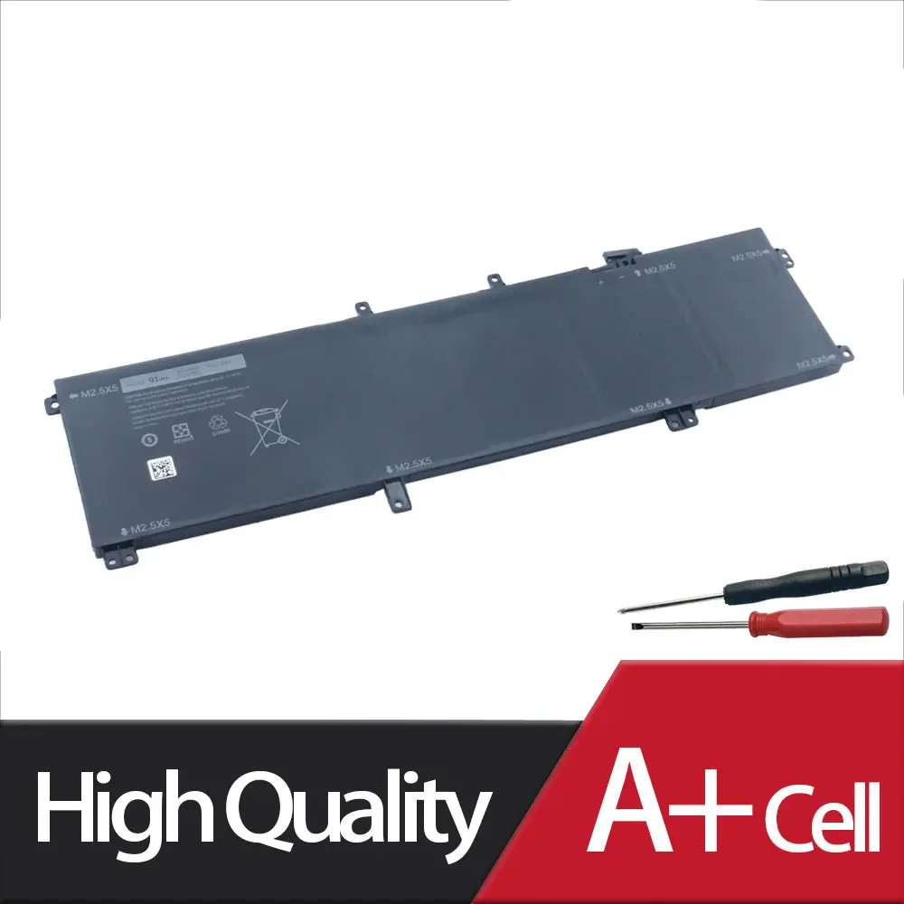 Imagem -02 - Bateria do Portátil Dell Dell Xps 15 9535 9530 Dell Precision M3800 Y758w 0h76my 07d1wj 701wj P31f 11.1v 91wh 245rr H76mv Novo