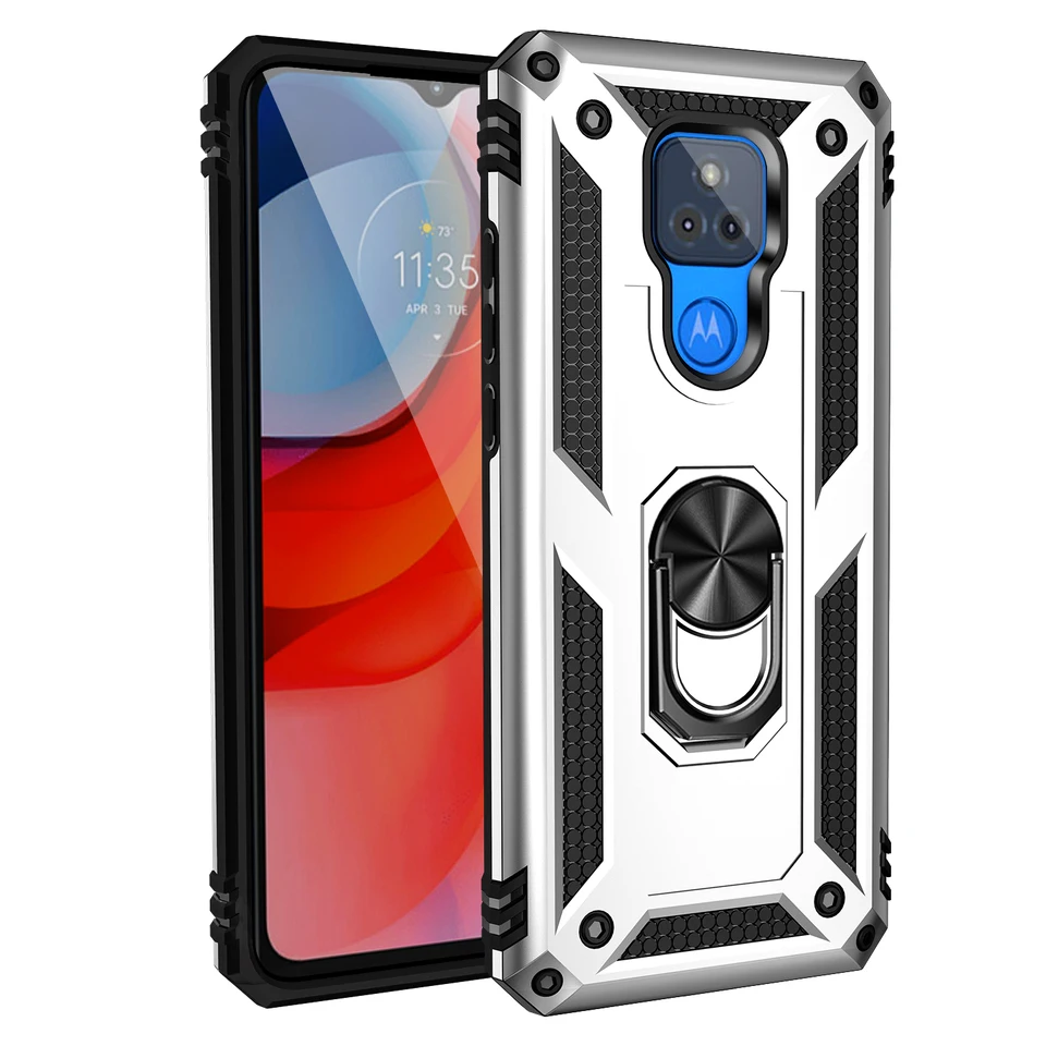 for Moto G Play Case for Phone Moto G Play 2021 Case Shockproof Armor Rugged Military Protective Car Holder Magnetic Cover, image 9