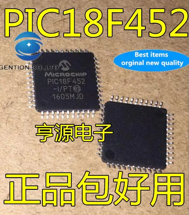 

5pcs 100% orginal new PIC18F452-I/PT 4520-I/PT 18LF4520-I/PT QFP 452-I/L PLCC