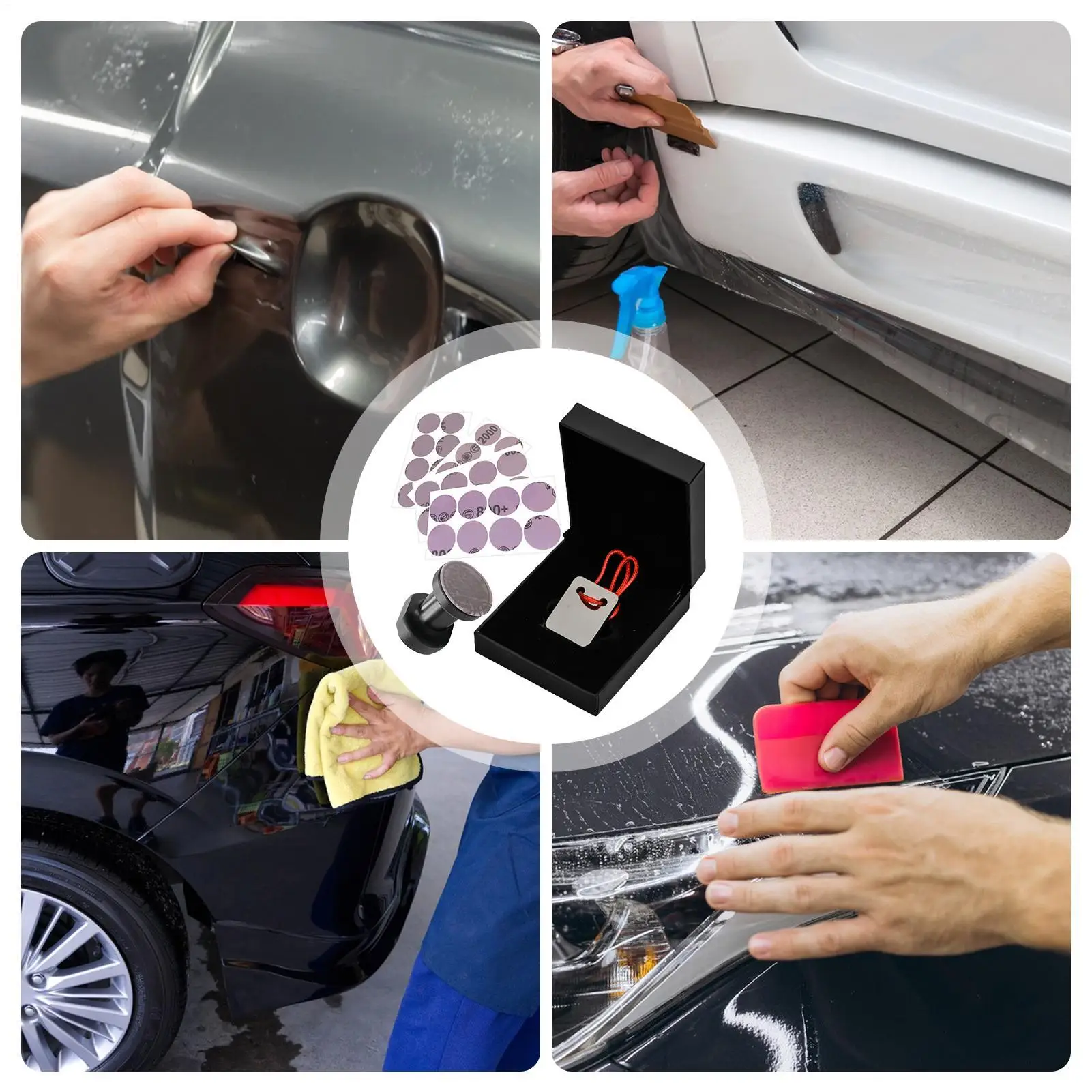 

Car Polishing Point Repair Scraper Tungsten Steel Super Hard Surface Treatments To Remove Sagging Stains Spray Paint Car Tools