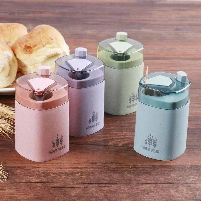 Automatic Toothpick Holder Toothpick Distribution Container Storage Container Toothpick Storage Box Table Decoration Holder