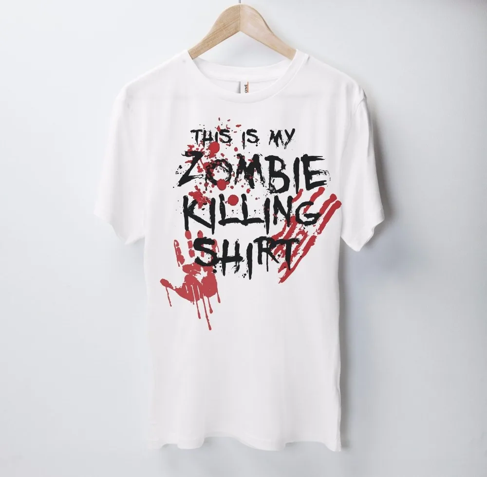 Designs Mens 3D Print Fashion High Quality T-Shirt His Is My Zombie Killing Apocalypse Fear The Walking Dead Dixon T Shirt