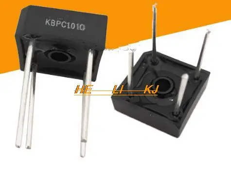 Free shipping  5 pcs KBPC1010 puente rectificador 10A 1000 V