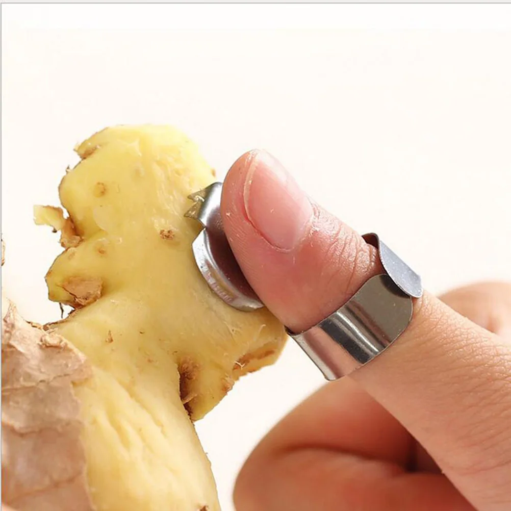 

4 Pcs Peeler Easy-to-use Garlic Kitchen Accessories Finger-friendly Home Tool Chestnut
