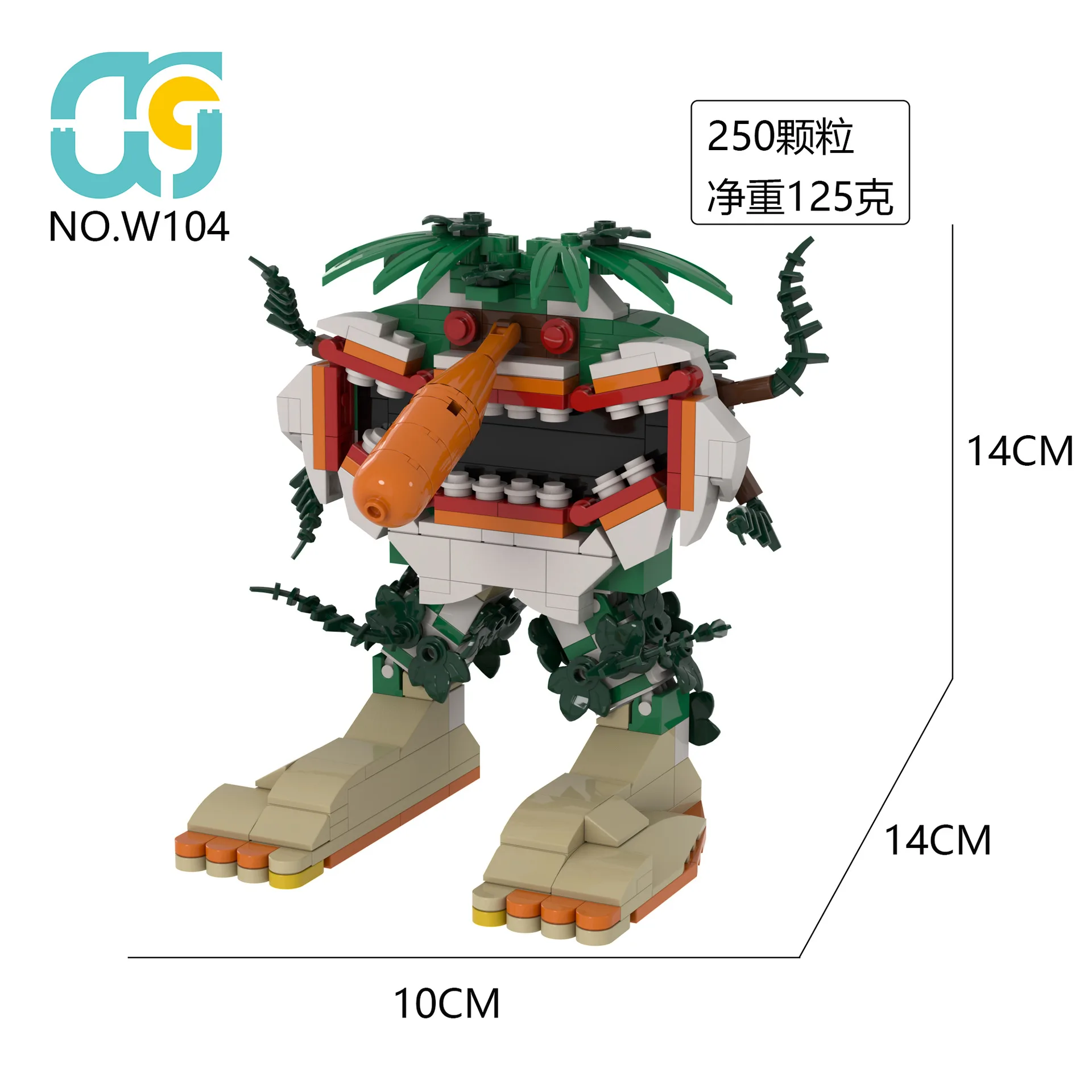 Nuevo Tung Tung Sahur Tralalero Tralala neumático Rana Crazy Stick bloques de construcción Mutant Treant hervidor tiburón ornamento regalos Juguetes