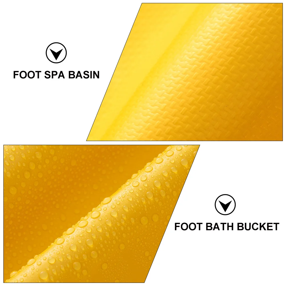 

Portable Bath Bucket Foldable Collapsible Lightweight Handle Travel Relaxation Durable 600D PVC Mesh Blood