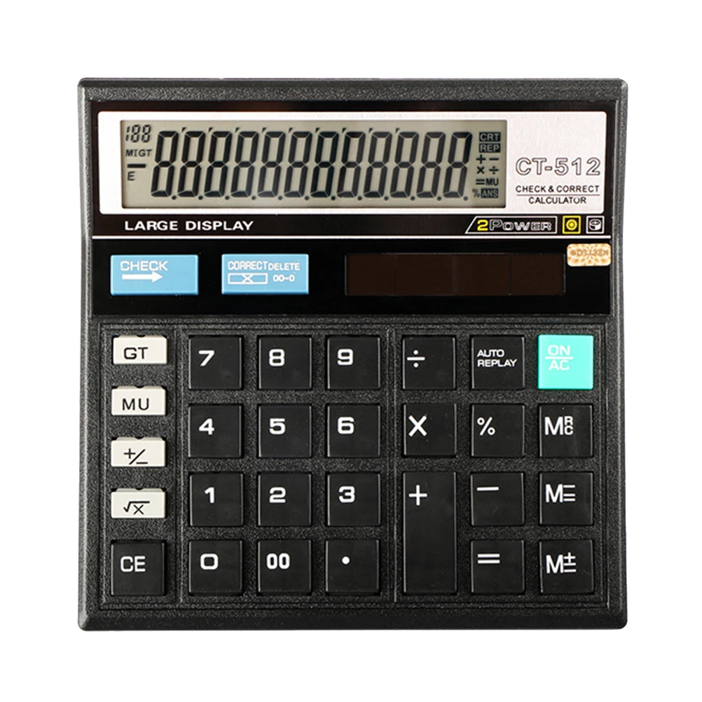 

1Pcs Professional Accounting Calculator Lightweight Desktop Calculator Essential Tool For School Office