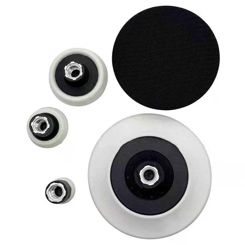 1.2/2/3/5/6 Inch Rotary Polisher Backing Pad,Hook & Loop Backing Plate M14 Thread Sanding Backing Pad For Car Sanding Polishing