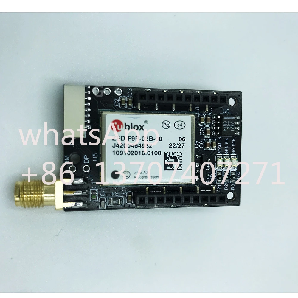 1PCS  ZED-F9P-02B f9p gps GNSS RTKdifferential high precision centimeter-level GPS module board GNSS BeidouUAV mapping f9p board