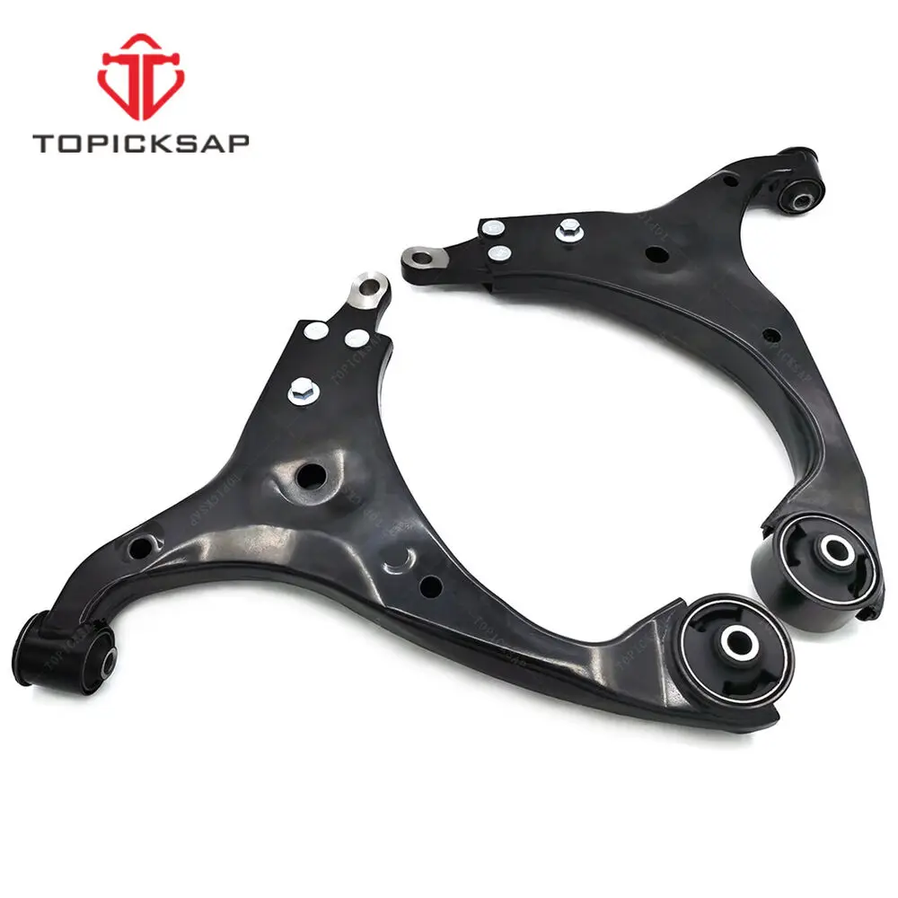 TOPICKSAP 12pcs Kit Front Lower Control Arm Inner Outer Tie Rod End Boots Sway Bar Sets for Hyundai Elantra 2007 - 2012