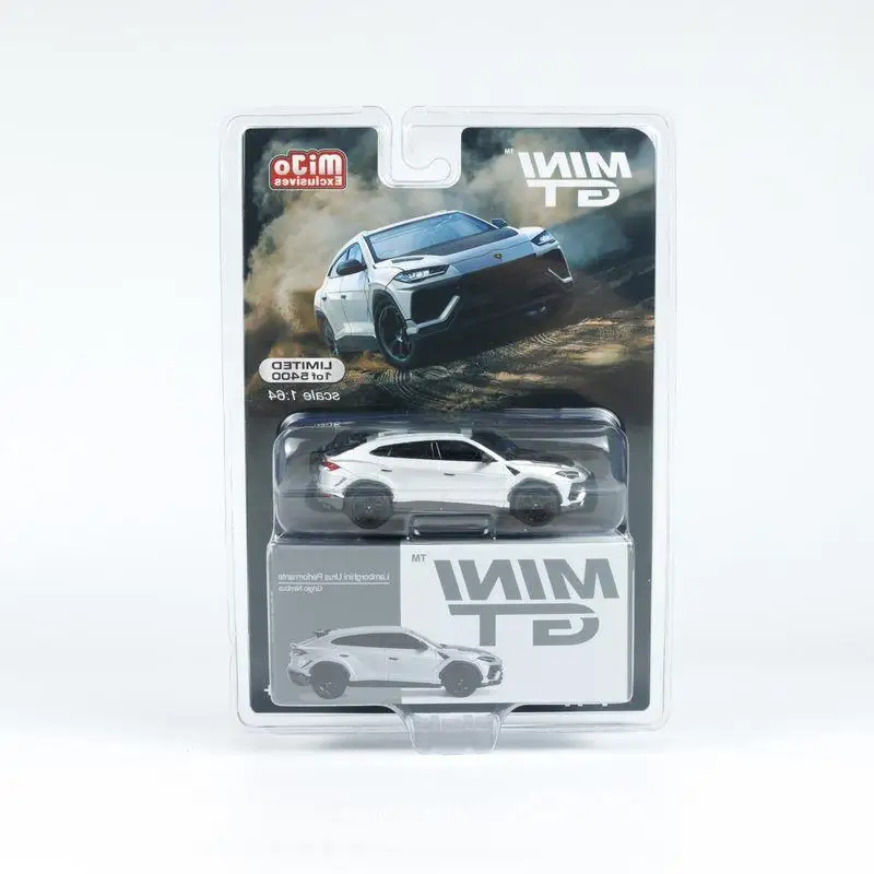 

MINIGT 1:64 #747MJ Lamborghini Urus Silver, Alloy Car Model