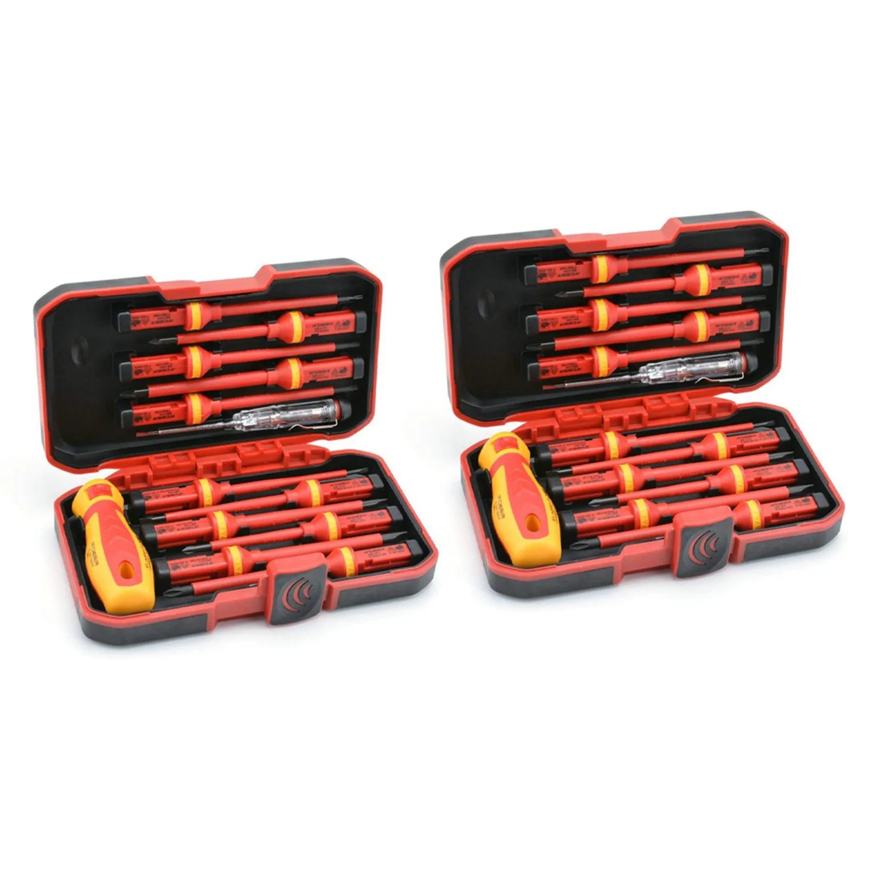 JFB 26 Pcs VDE Insulated Screwdriver Set CR-V High Voltage 1000V Magnetic Phillips Slotted Torx Screwdriver Hand Tools