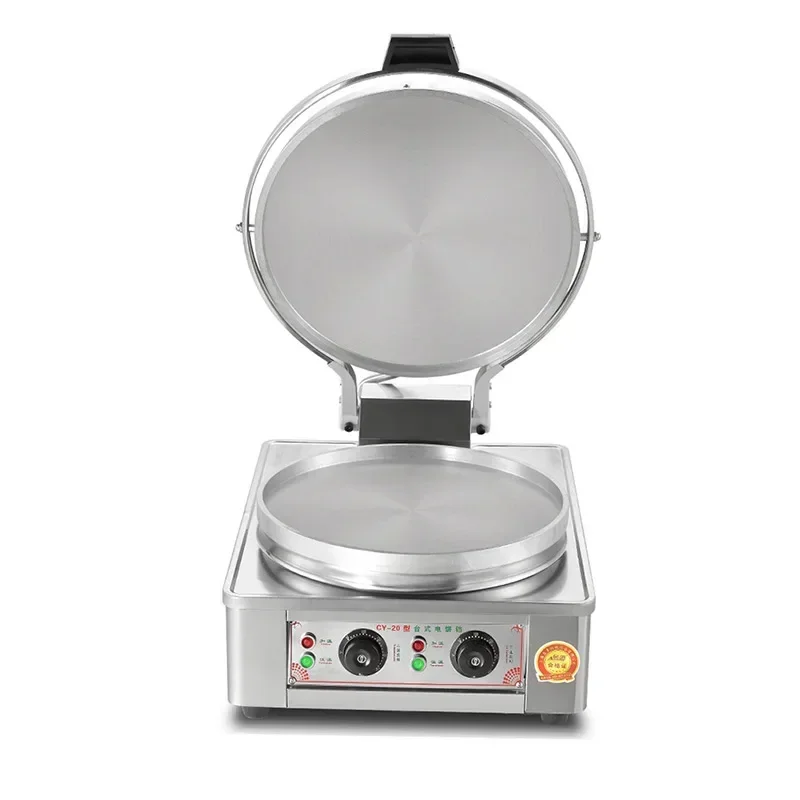 ماكينة قلي من الفولاذ المقاوم للصدأ للقلي ، آلية ، درجة حرارة ثابتة ، تسخين ، فطيرة مزدوجة ، شطيرة ، مع V ، 3 كيلو وات