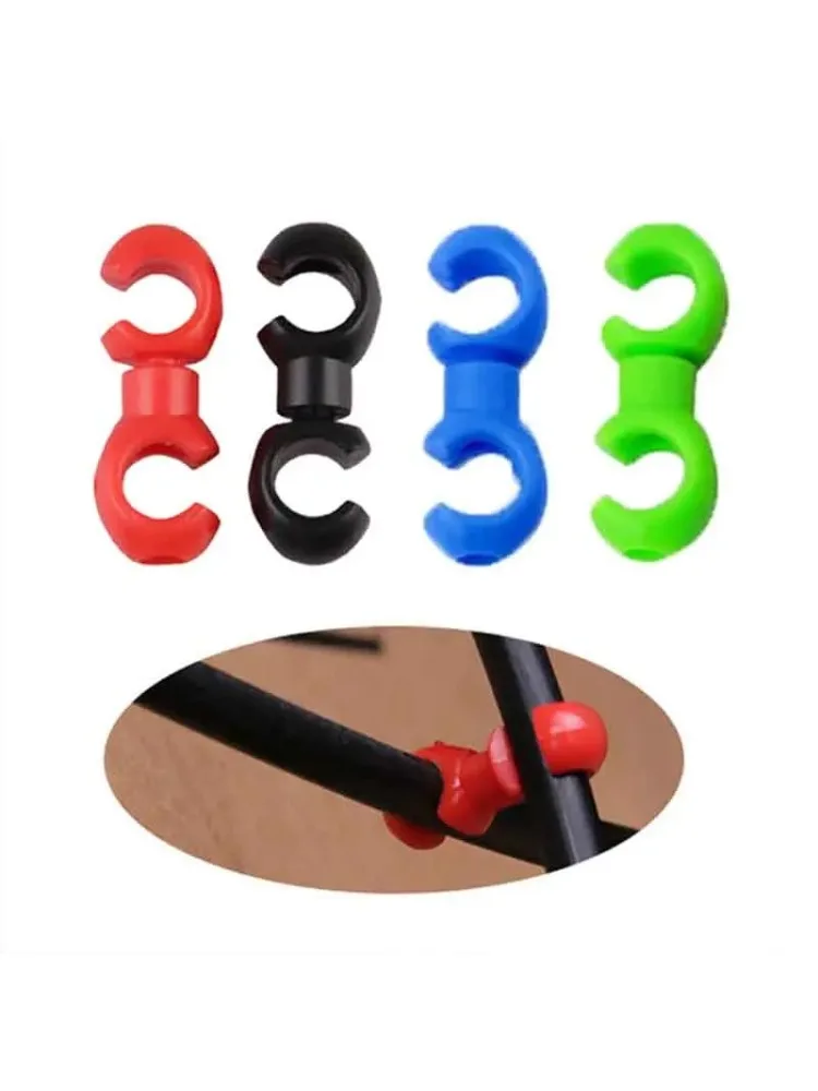 AliExpress NONE Rotatable MTB Brake Cable Clips Bicycle Shift Gear Cable Buckles Guide Line Clips for Smooth Cycling Enhanced Performance