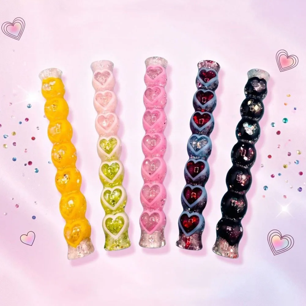 New Heart Shape Diamond Painting Pen Shiny Resin Ergonomic‌ Design Comfort Grip 5D Diamond Art DIY Craft Tool Accessories