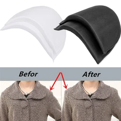 2 Pairs Sponge Shoulder Pads Unisex Anti-slip Shoulder For Artifact Overcoat T-Shirt Clothes DIY Apparel Sewing Accessories