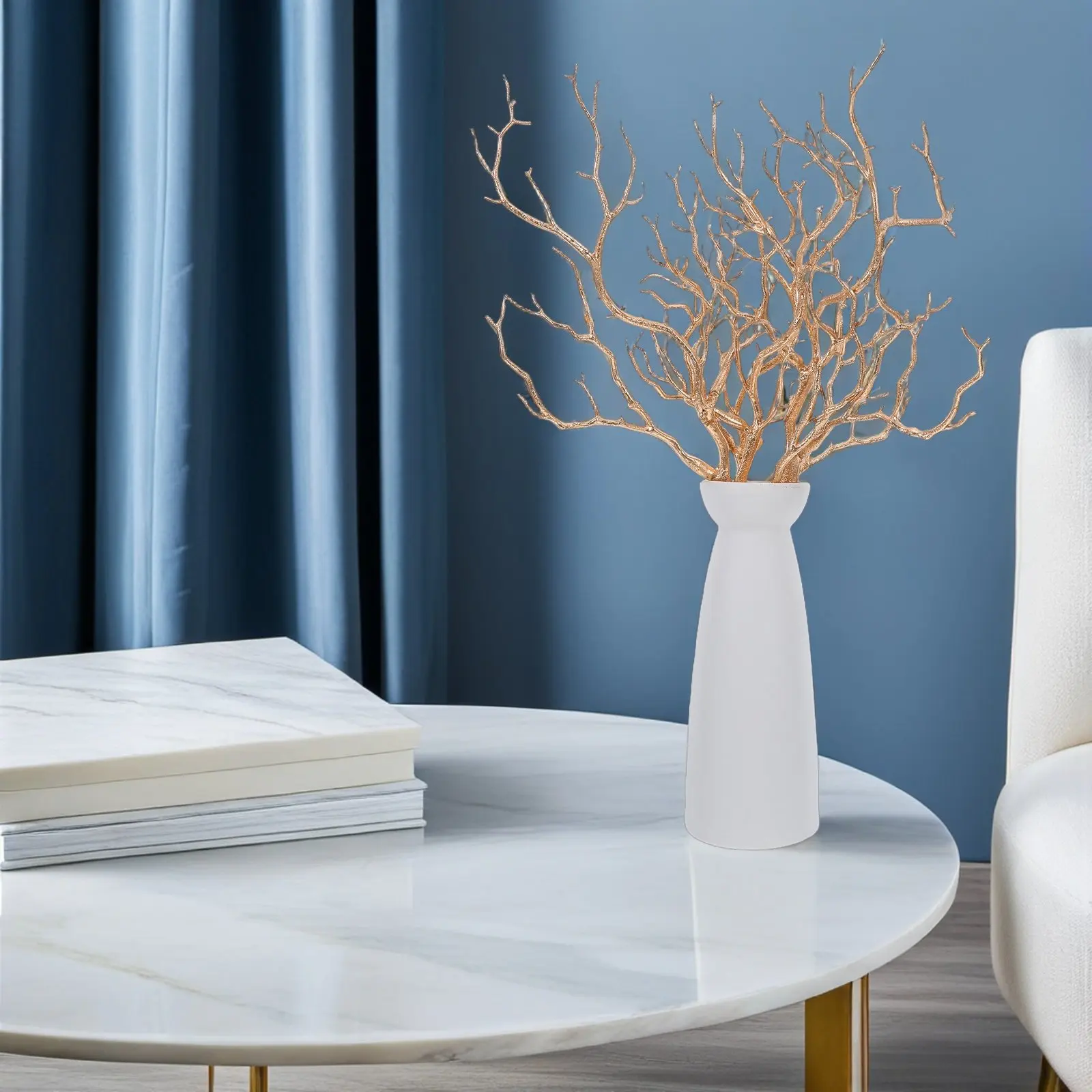 

4Pcs Decorative Plant Twigs Natural Looking Curvy Branches for Vase Decor Dried Tree Twigs Tabletop Centerpiece Floral Branch