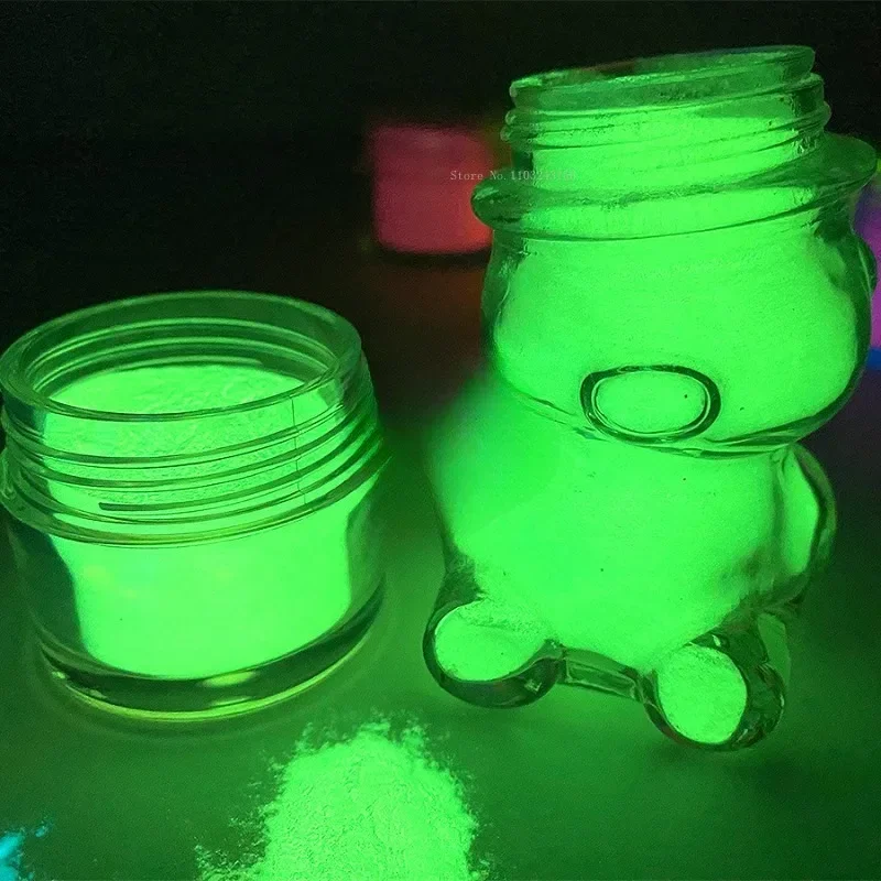 1kg 400Mesh Color Highlight Luminous Powder Fluorescent Paint Art Shoes/clothing Decorative Noctilucent Pigment WaterColor Paint