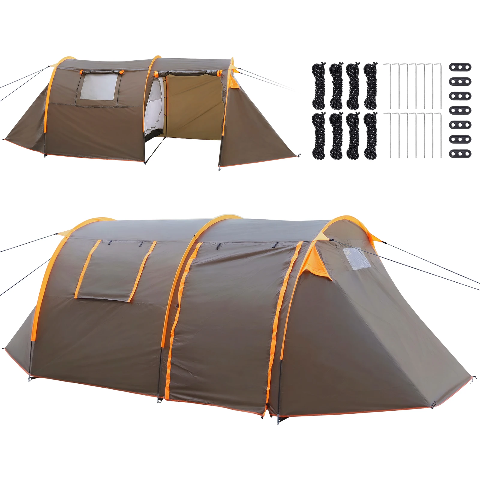 

Oxford 2-Person Backpacking Tent Windproof 4 Season Tent Rainproof Waterproof Tent for Camping Hiking Cycling