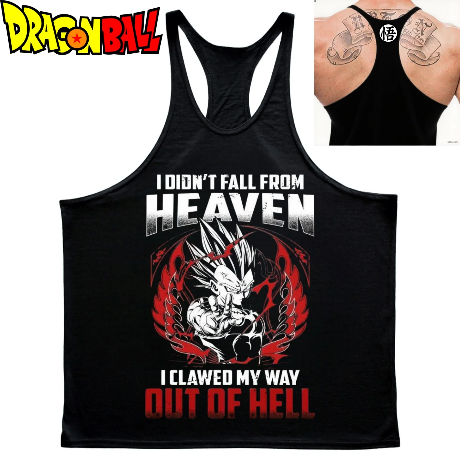 Dragon Ball Vegeta 2025 novedad de verano para hombre, camiseta sin mangas de algodón con diseño de Anime japonés, sudadera sin mangas muscular para Fitness