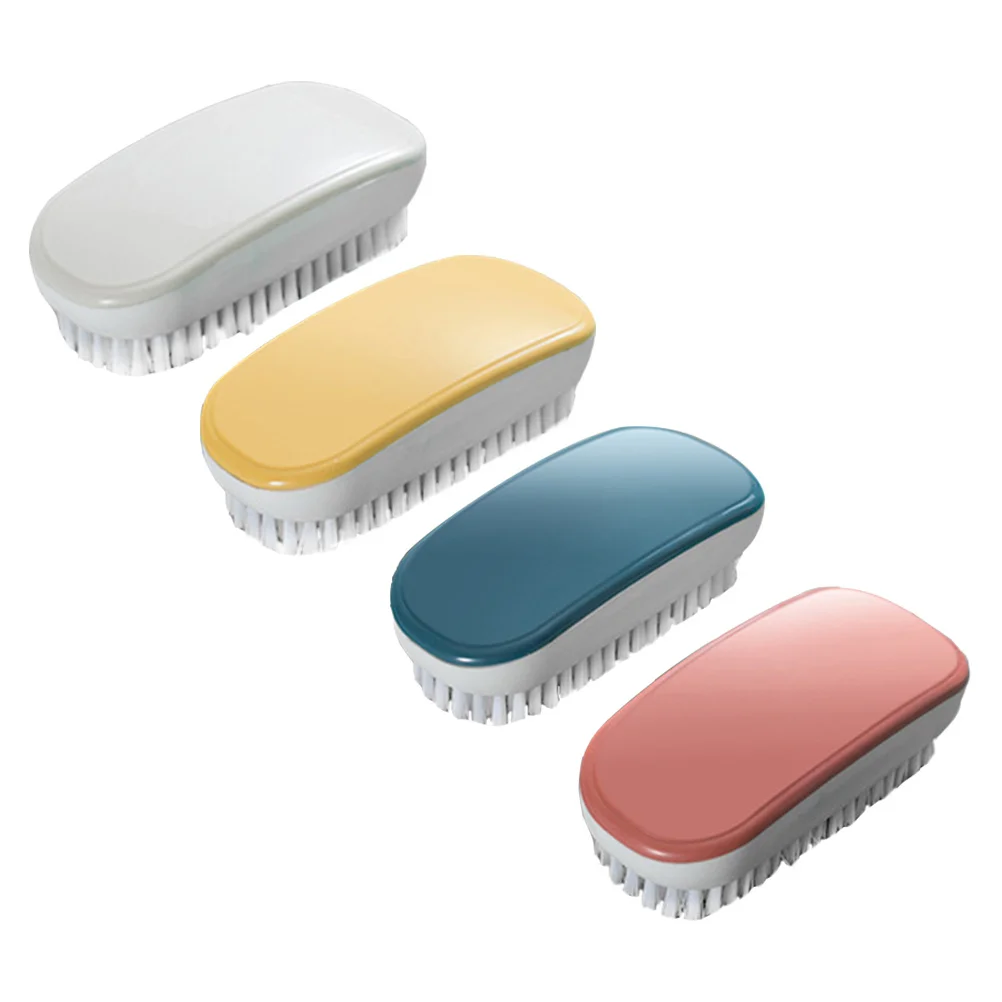 

4pcs Shoes Cleaning For Home Bathroom Kitchen Use Durable Scrubbing Brush Laundry Shoe Wash Tool Multipurpose Household Cleaning