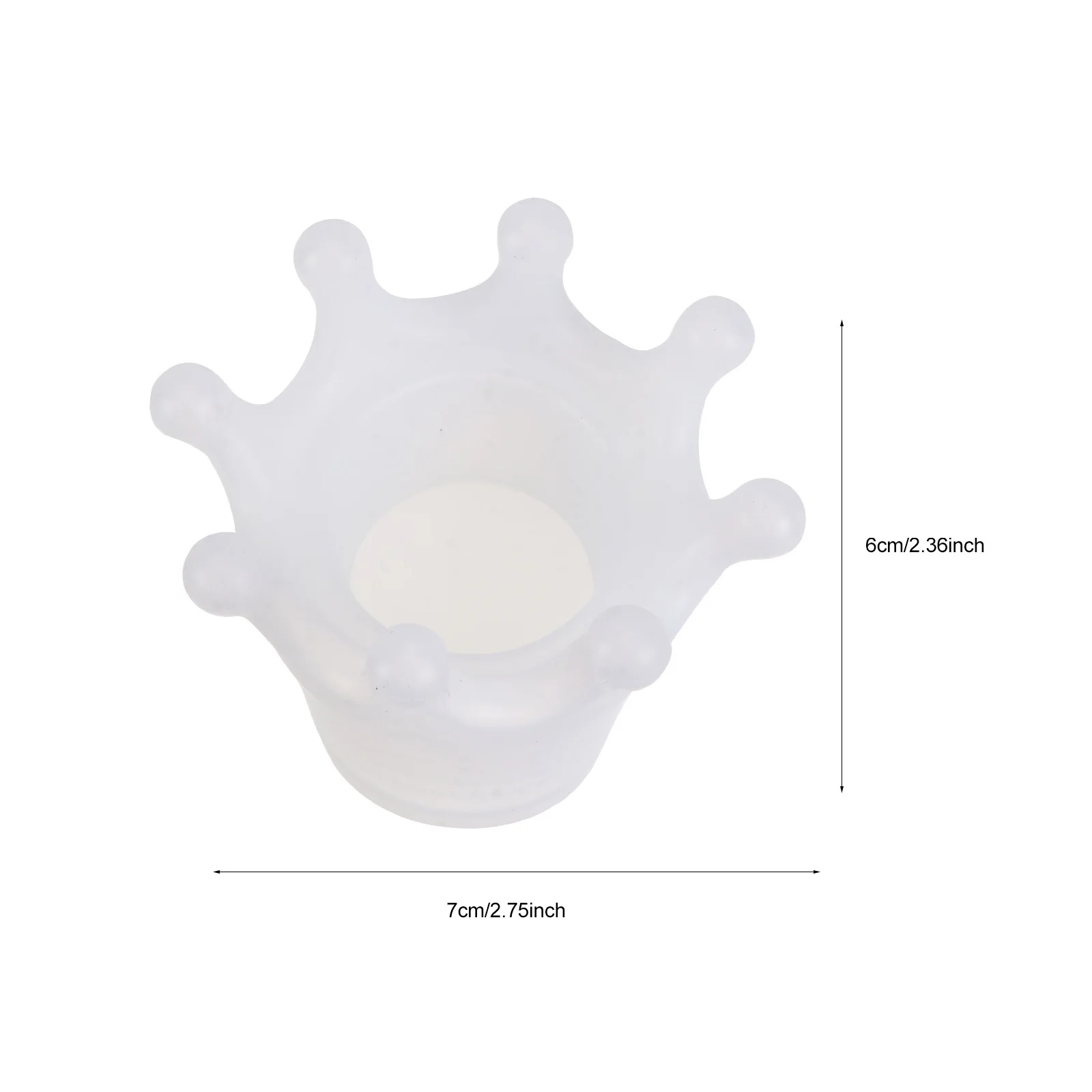 2Pcs Crown Silicone Mold Food Grade DIY Crystal Epoxy Jewelry Storage Box Small Size Easy Carry Durable Epoxy Mould