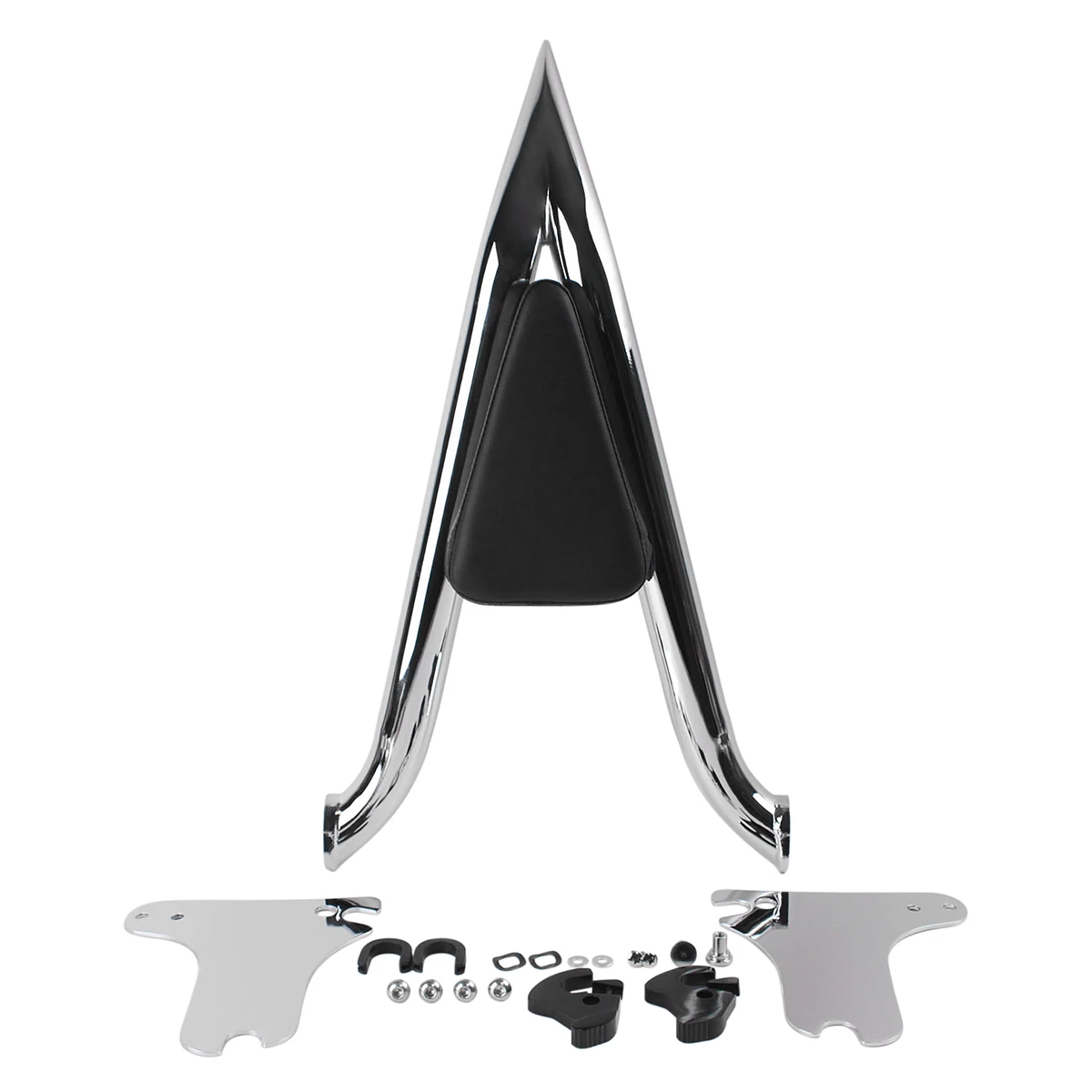 Motorcycle Chrome 22'' Backrest Rear Passenger Sissy Bar For Harley Touring Road King Street Electra Glide Road Glide 1997-2008 - Image 3