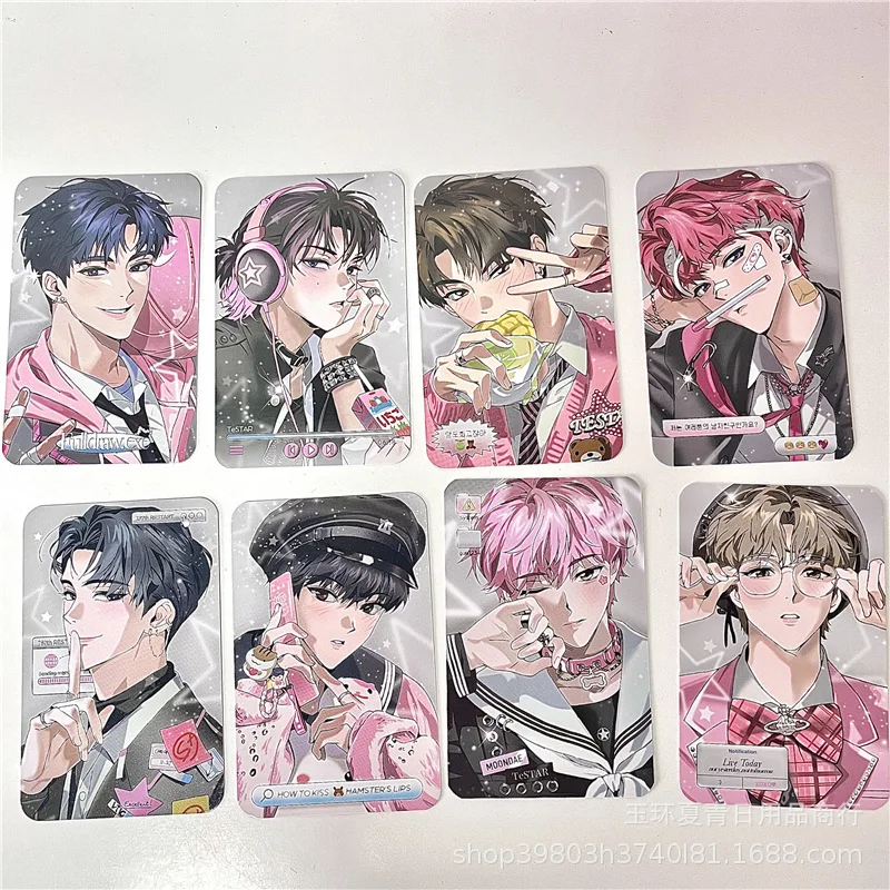 Small card valley handsome Korea manga around cards