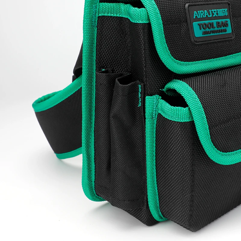 AIRAJ Tool bag multi-pocket oxford cloth wear-resistant thickened electrician's waist bag maintenance special hardware tool bag