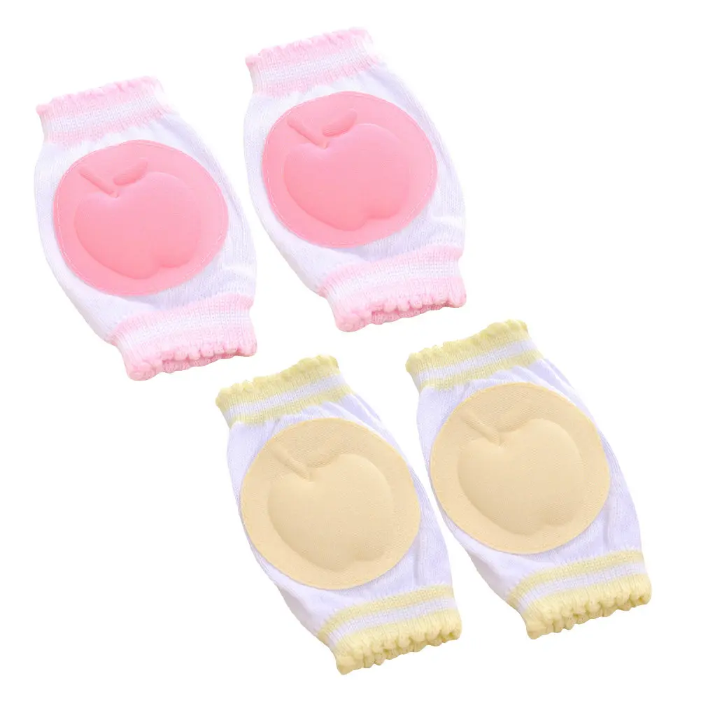 

1Pair Anti-Slip Baby Kneepads Breathable Soft Crawling Protector Infant Toddler Pads Knee Safety Guard Cotton Fiber