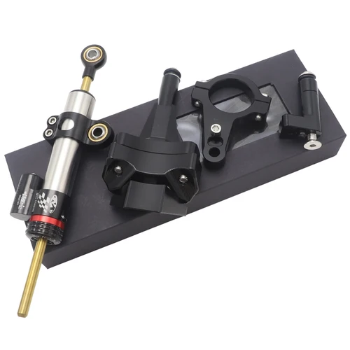 Imagen 2 del producto Amortiguador de aluminio CNC para motocicleta, estabilizador de dirección, Control de seguridad para kawasaki Ninja400 ninja 400, ZX-4R, ZX4R, 2018, 2019, 2020