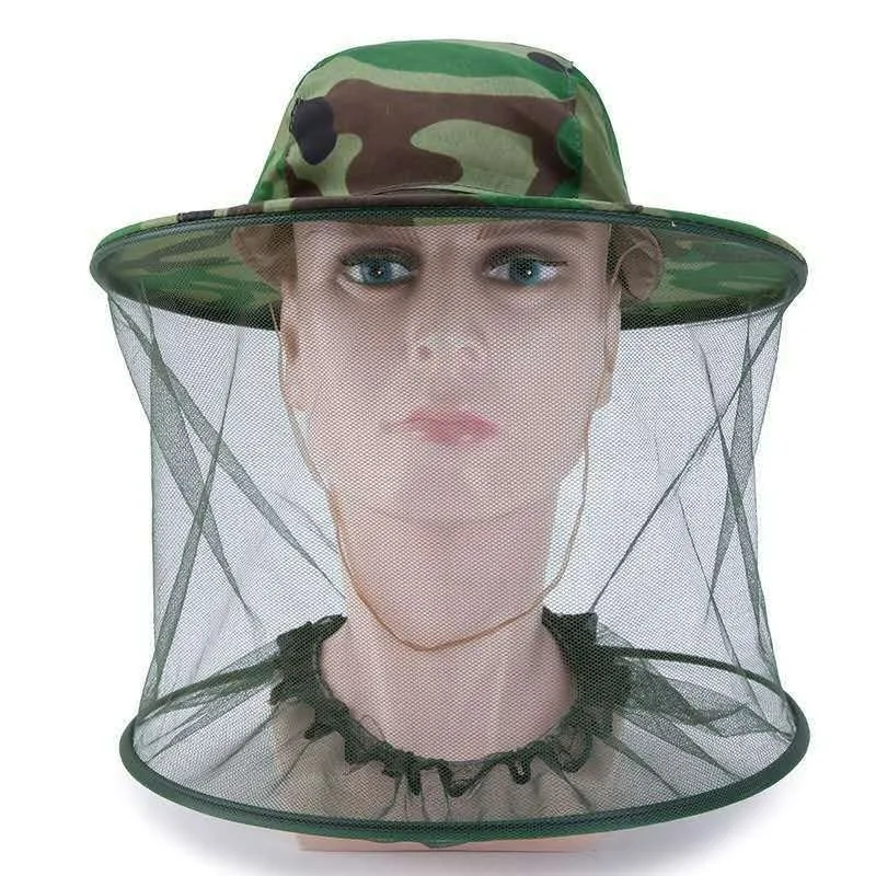 Mosquito Repellent Fishing Hat Kit Beekeeping Bee-repellent Hat Cowboy Bee Protective Clothing Sun Protection Mask