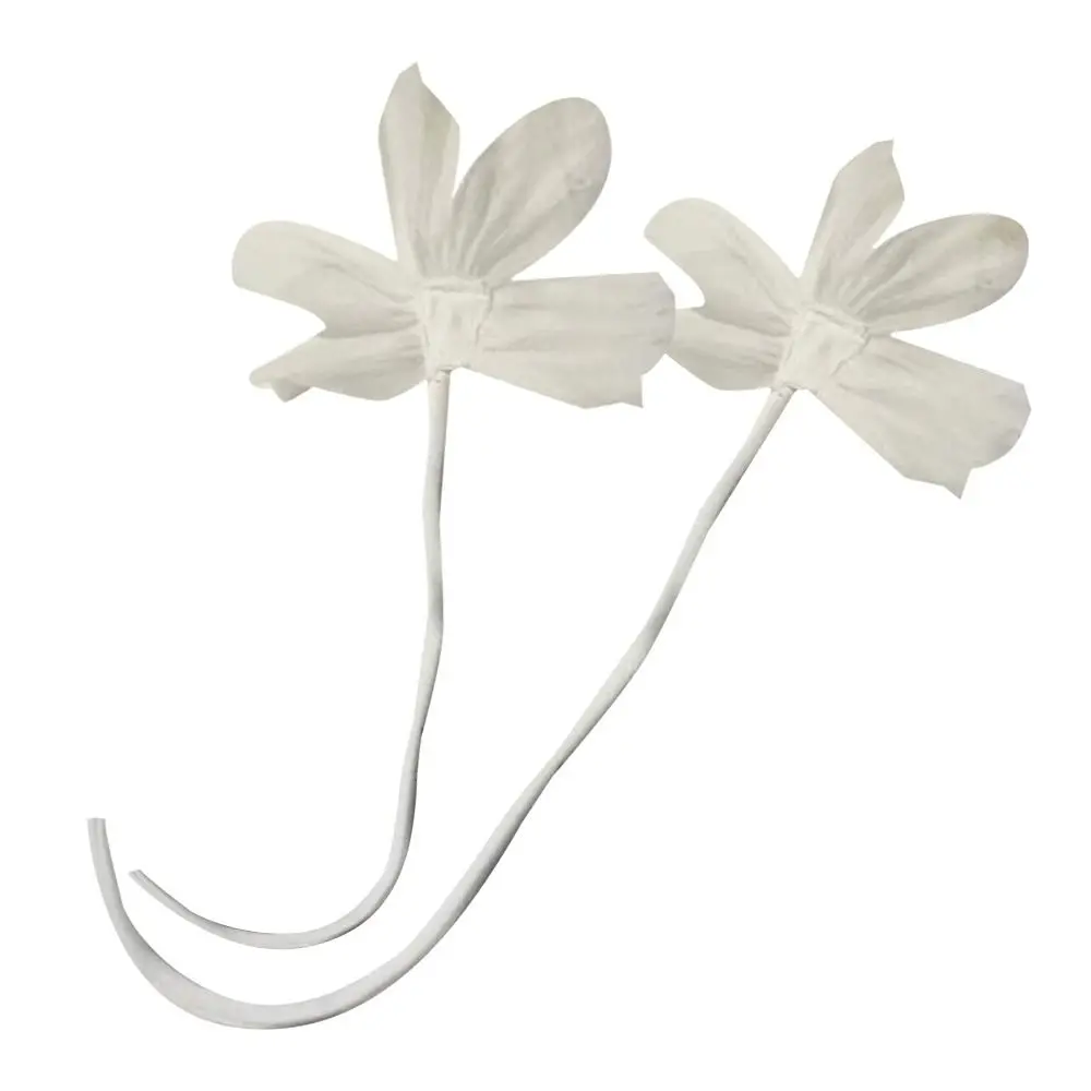 

2Pcs Fashion Cloth Fabric Collar Flower Handmade DIY Sew Flower Brooch Pins Lace Flower Lapel Pins Wedding Party