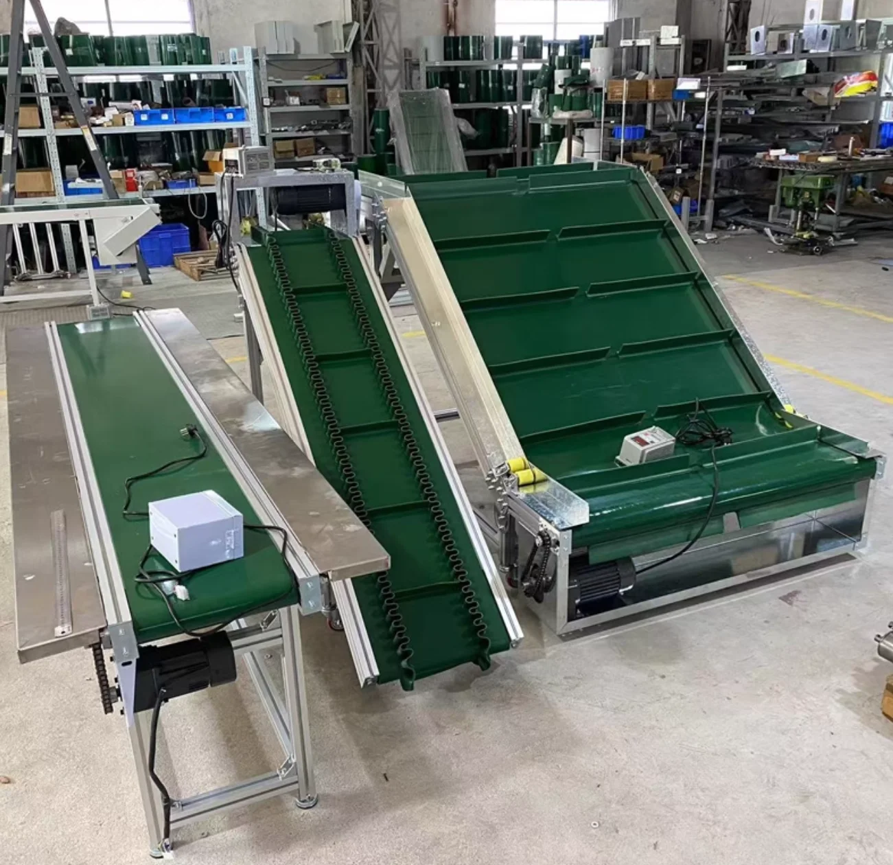 Factory Wholesale Flat Belt Conveyor Cargo Sorting Conveyor Belt