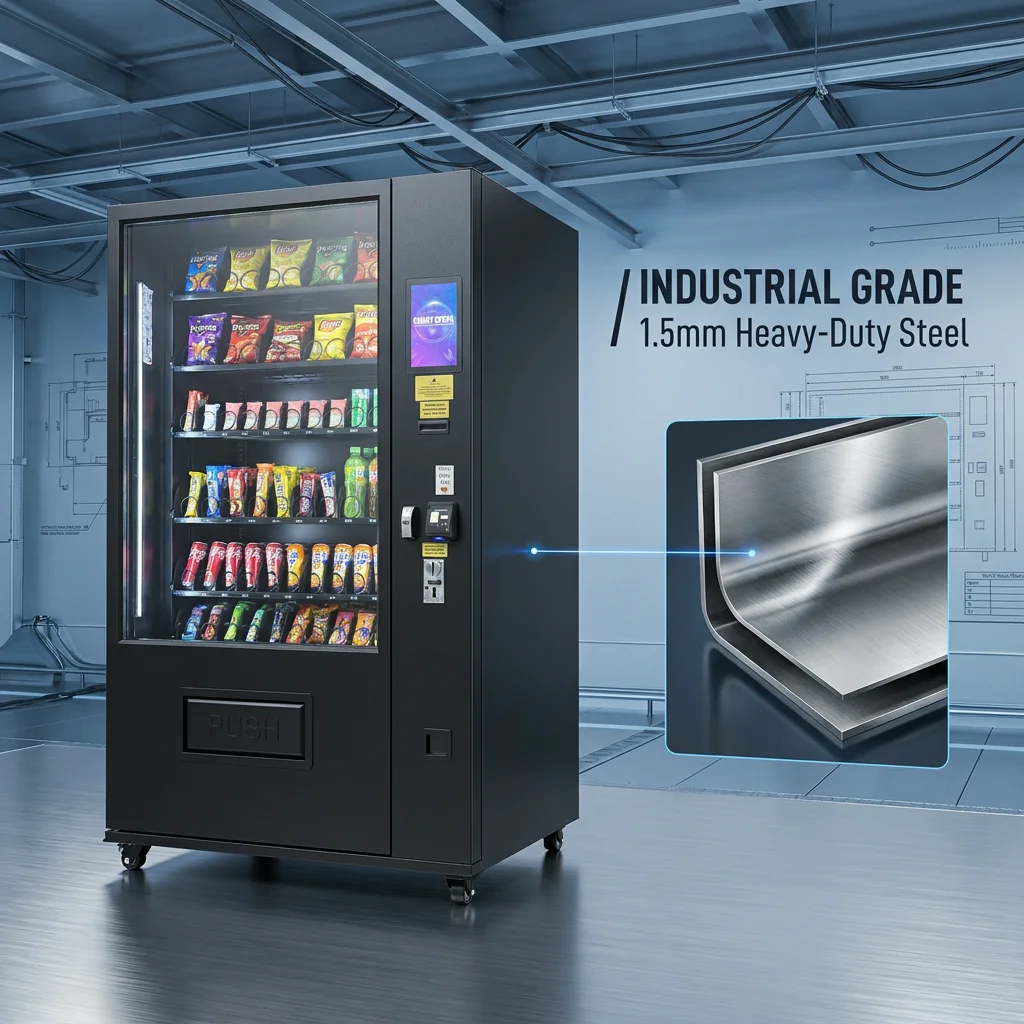 FL Adjustable Product Slots Capacity Cold Drink Vending Machine Snack Beverage Automaten SDK Cloud-Based Management CE Custom