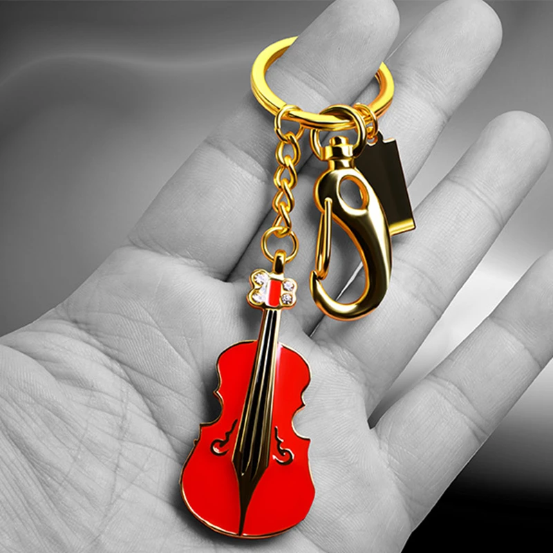 무료 사용자 정의 레이저 조각 로고 컬러 금속 바이올린 모델 USB2.0 플래시 드라이브 4GB 8GB 16GB 32GB 64GB 128GB
