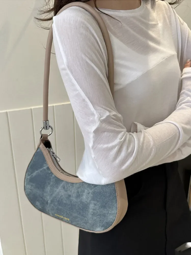 2023 New Korean Temperament Simple Fashion Underarm Popular Single Shoulder Dumpling Bag For Women