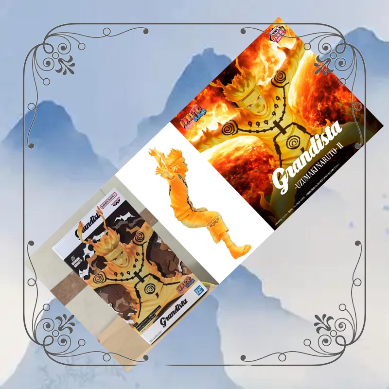 

Genuine In Stock Original Bandai Banpresto Naruto Shippuden Grandista Uzumaki Naruto-II PVC Figure Model Collector Figurine Toys