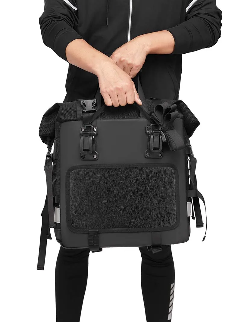 Large Capacity Mountain Bicycle Single Double Side Carrier Bag Easy Installation Waterproof Handbag New Bike Rear Rack Saddlebag