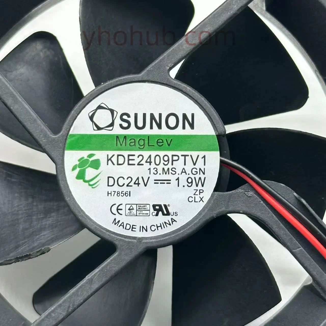 SUNON KDE2409PTV1 DC 24V 1.9W 90x90x25mm 2선 서버 냉각 팬