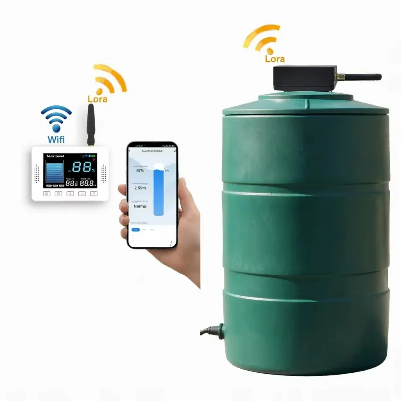 Level Sensor APP Remote Real Time Tank Monitoring High Low Level Alarm for Water Tank Storage Tank Application