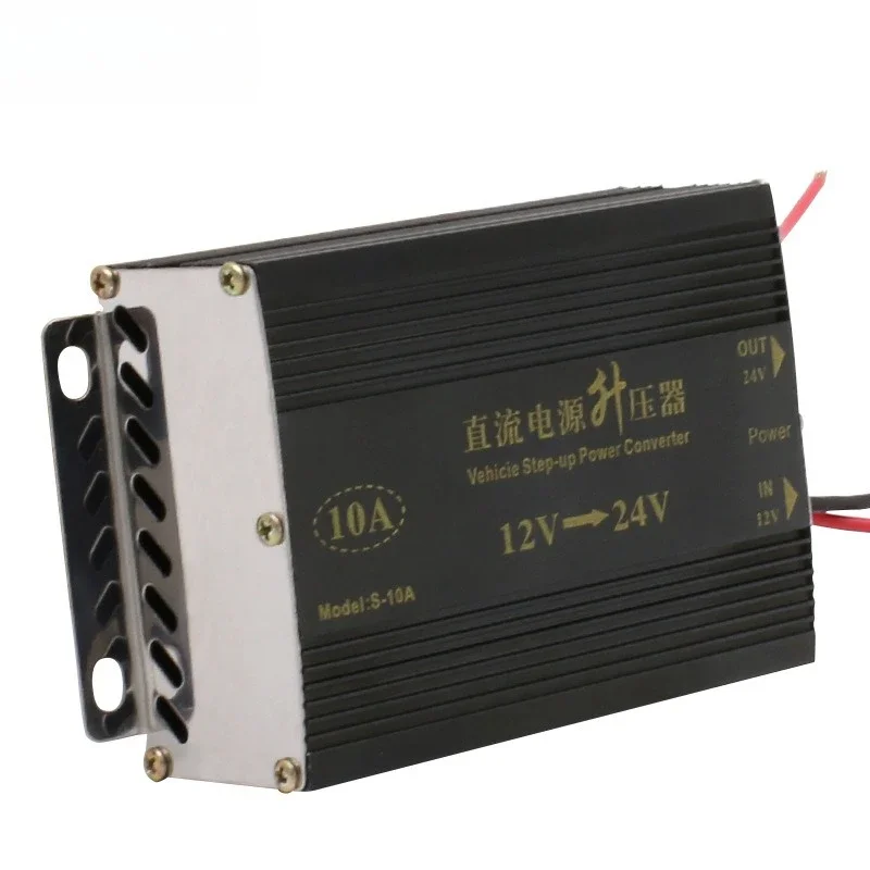 

Able 12 В до 24 В усилитель автомобиля DC12V литр DC24V автомобильный преобразователь мощности 10A четыре функции защиты