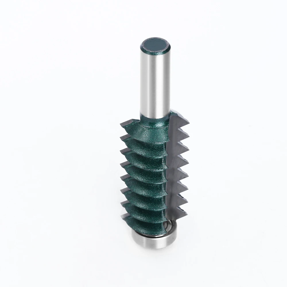 Imagem -04 - Lavie-finger Joint Glue Milling Cutter Levantado Painel v Joint Router Bits para Wood Tenon Carpintaria Cone Tenoning Bit 12 mm 1pc