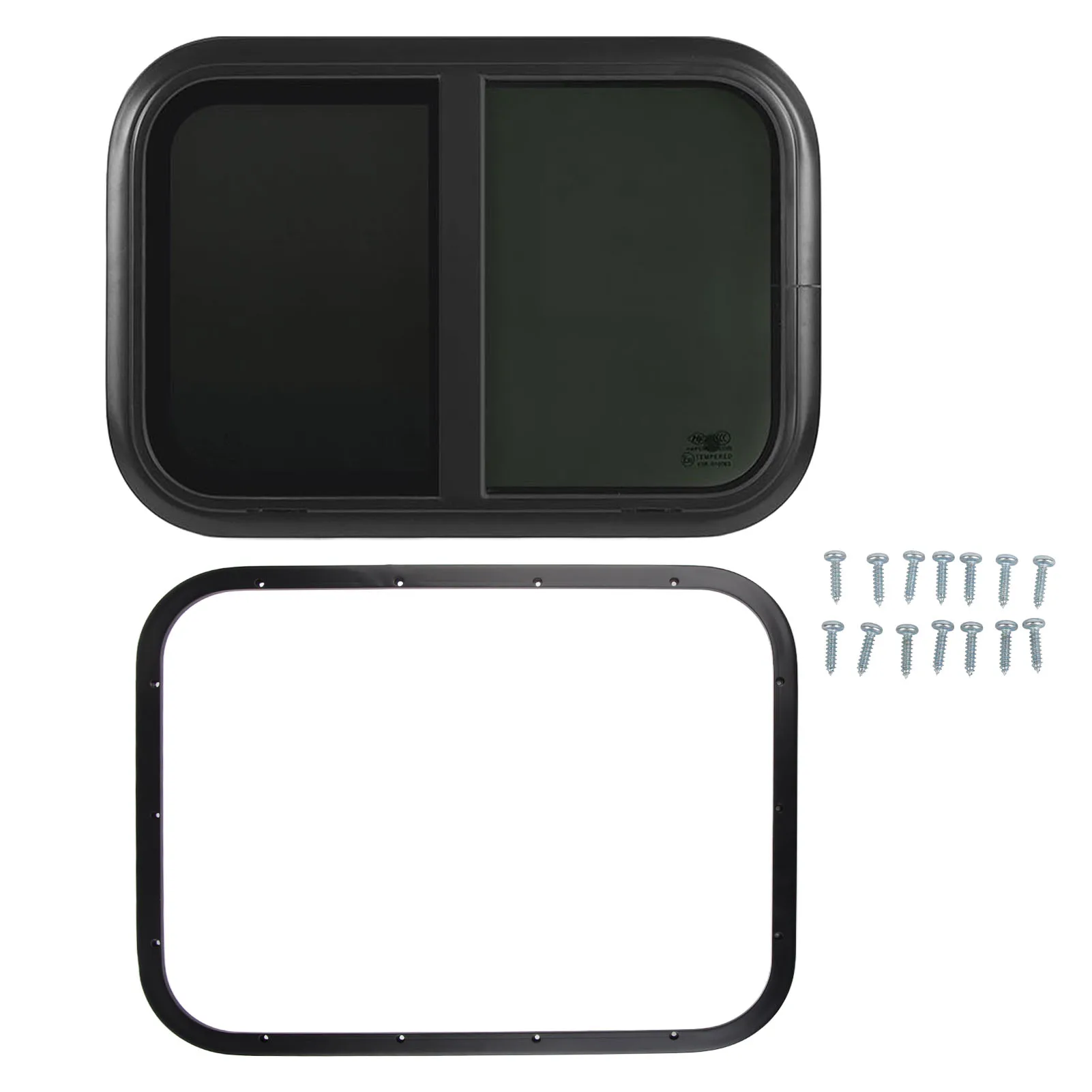 

Окно-слайдер для автодома с сеткой от насекомых, горизонтальное, с закругленными углами, водонепроницаемое, для каравана, кемпера, прицепа