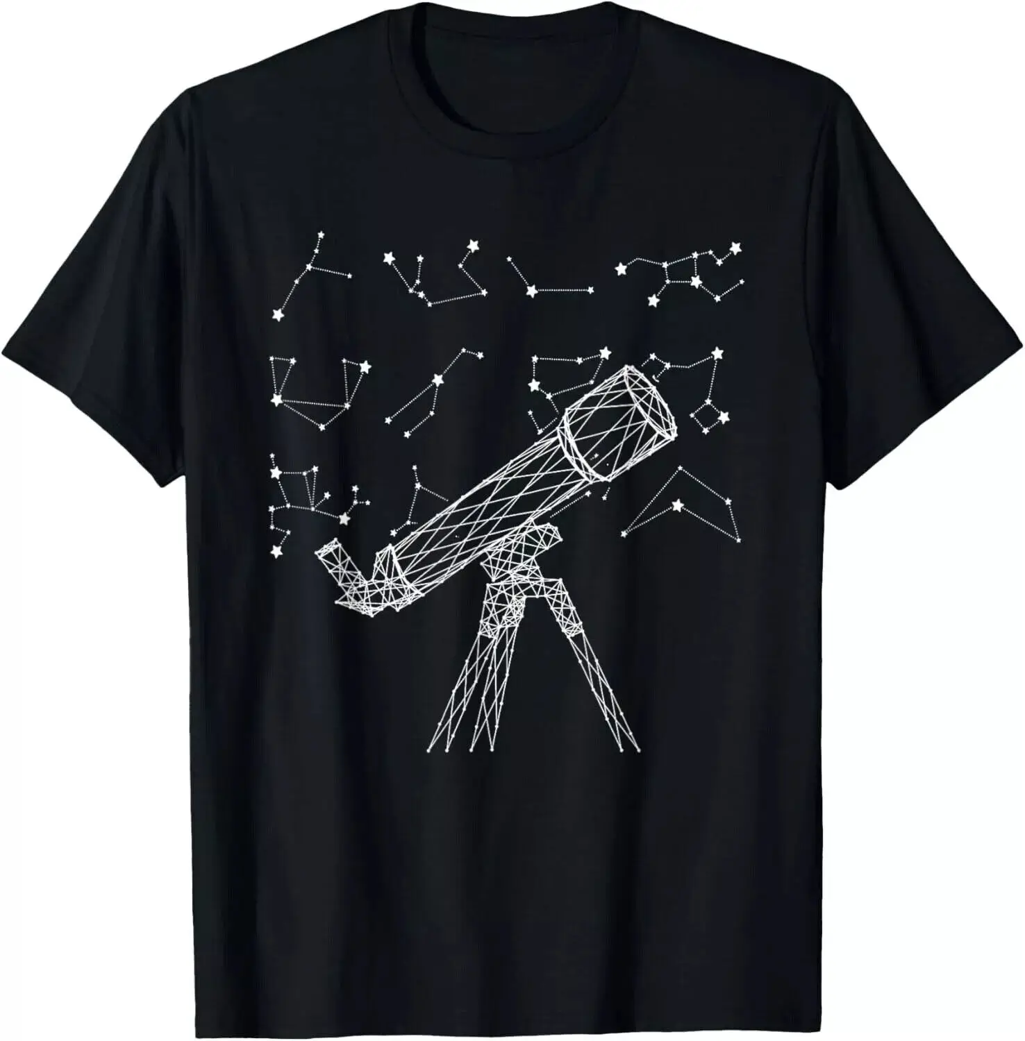 星の星座のユニセックスTシャツ,銀河望遠鏡,宇宙空間,天文学の贈り物