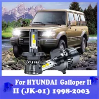 Bombillas de faros LED H4, 180W, 18000LM, faros de coche para Hyundai Galloper II (JK-01) 1998 1999 2000 2001 2002 2003