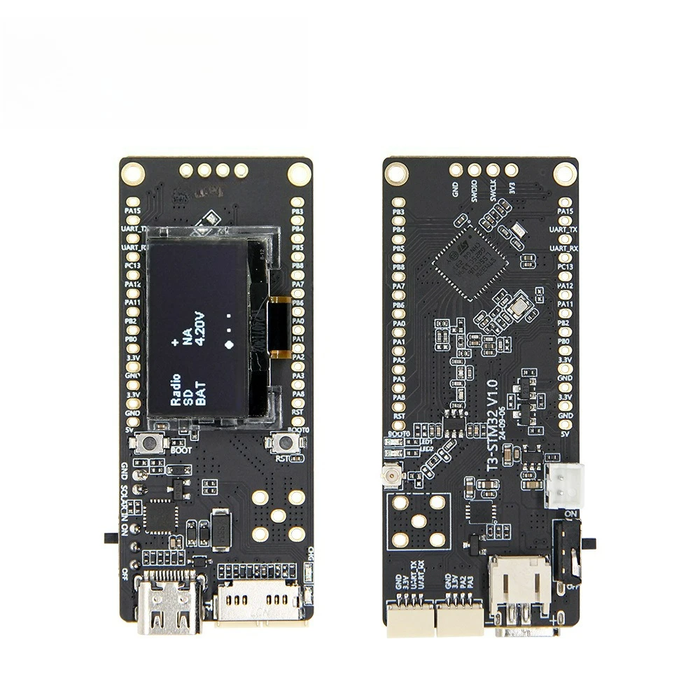 T3-STM32 STM32WL 55CCU6 with OLED 0.96 inch, development board