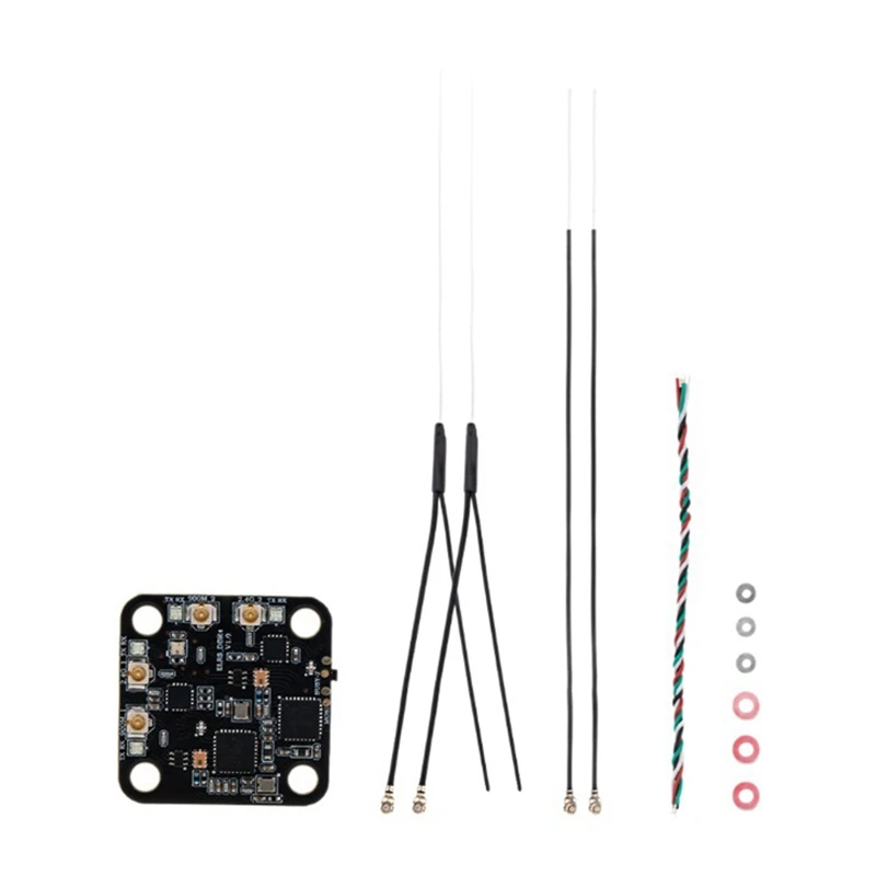 

For Radiomaster DBR4 2.4G/915Mhz ELRS Receiver Dual-Band Dual-Channel Gemini Receiver For FPV Drone DIY Parts