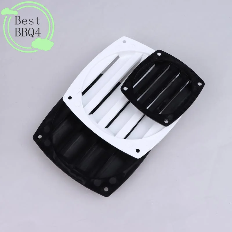 

(BBQ4)1Pcs Boat Louvered Vent Replace Square Air Vent Grill Ventilation Ducting Cover Outlet Vent For Marine RV