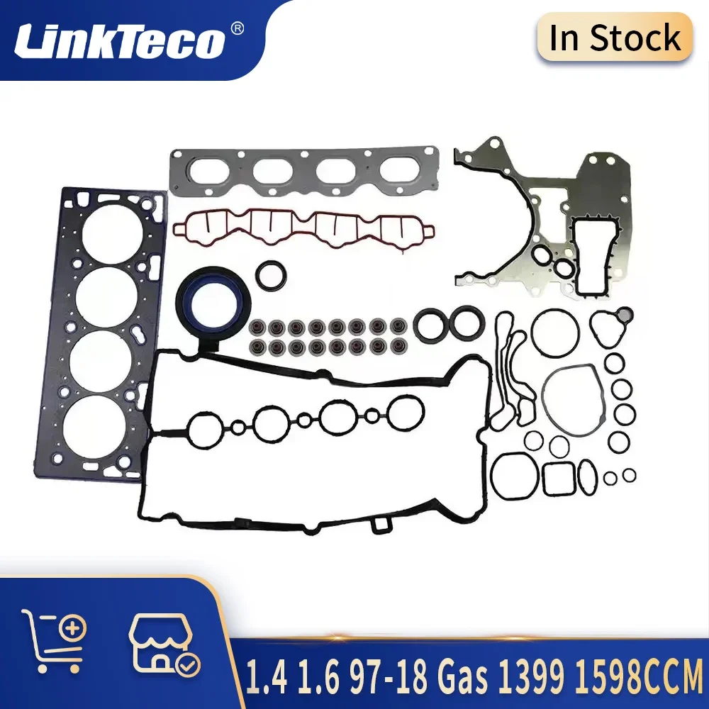 

Engine Parts Cylinder Head Gasket Set Fit Kit 1.4 1.6 L 97-18 Gas For BUICK CHEVROLET DAEWOO OPEL SUZUKI UZ-DAEWOO VAUXHALL ZAZ